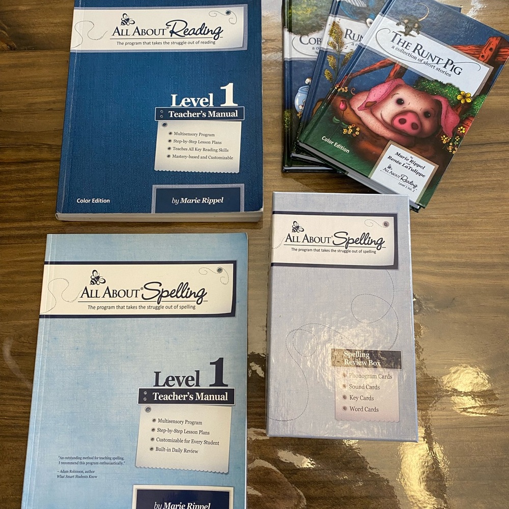 All About Reading and Spelling Level 1 Set